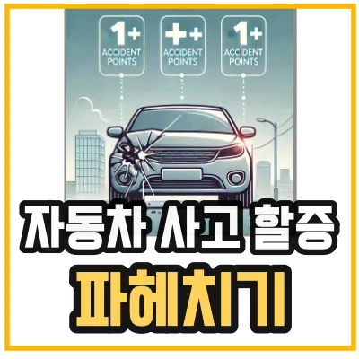 자동차 사고 시 보험료 인상이 되는데 그 그액이 얼마가 오를지 예상할 수 있는 자동차보험료 할증 기준에 대해 알려주고 있다.