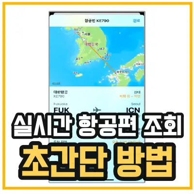 항공편-실시간-항공기-위치-조회-방법